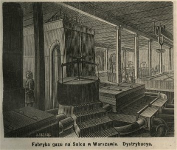 Fabryka gazu na Solcu w Warszawie. Dystrybucya (58538)