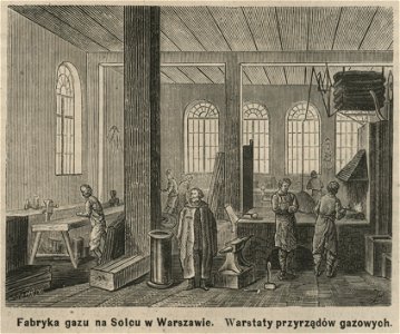 Fabryka gazu na Solcu w Warszawie. Warstaty przyrządów gazowych (58539)