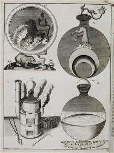Elementa chemiae 1718 Barchusen plate 505.14-17 alchemy. Free illustration for personal and commercial use.