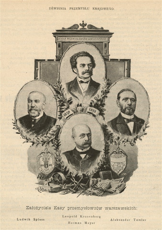 Dźwignia przemysłu krajowego, Założyciele Kasy Przemysłowców Warszawskich, Aleksander Temler (53954)