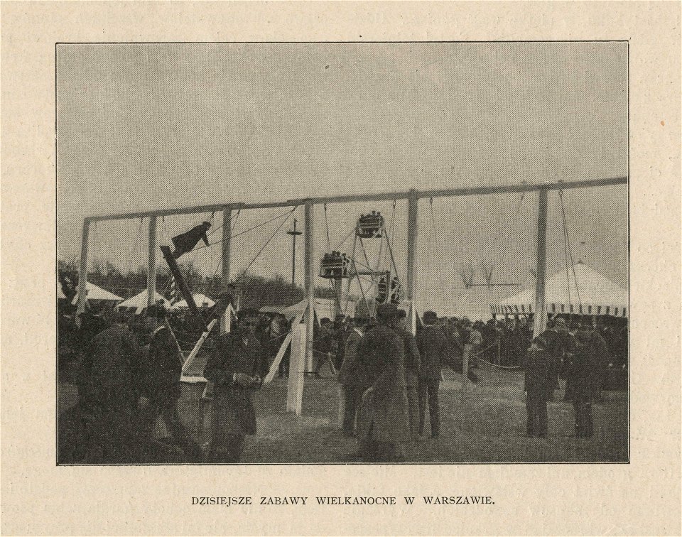 Dzisiejsze zabawy Wielkanocne w Warszawie (54990)