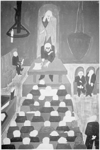 Frederick Douglass listened to William Lloyd Garrison denounce slavery - NARA - 559099