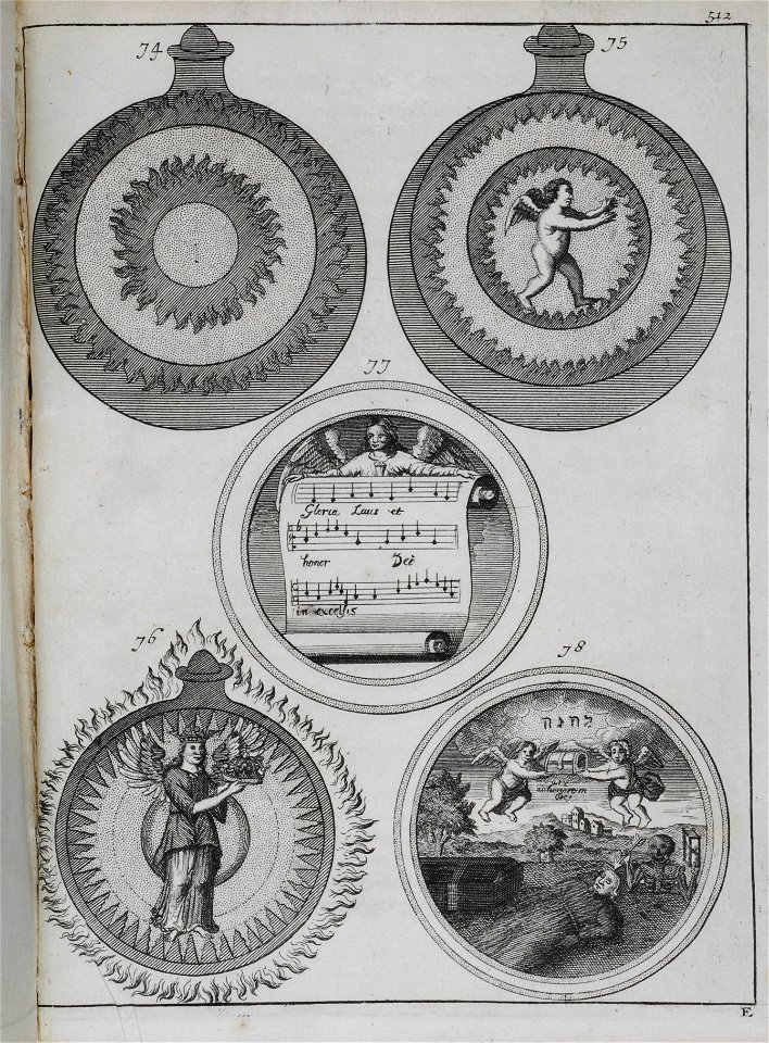Elementa chemiae 1718 Barchusen plate 512.74-78 alchemy