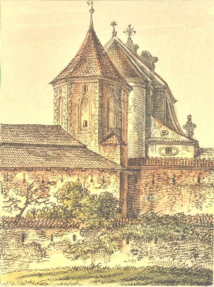 Dawne obwarowania Krakowa, Baszta Ciesielska. miedzy 1834 i 1839 (119111426) (cropped)