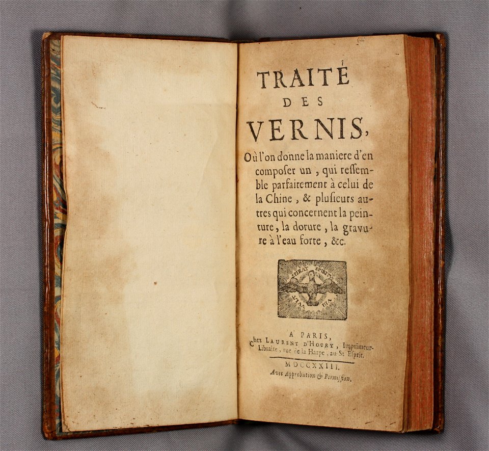 Filippo Buonanni 1723 Traité des vernis