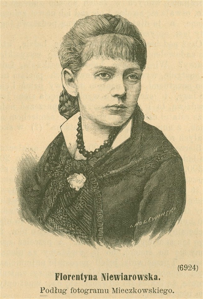 Florentyna Niewiarowska Podług fotogramu Mieczkowskiego (76872). Free illustration for personal and commercial use.