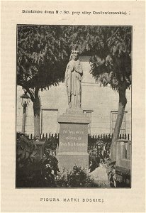 Figura Matki Boskiej Dziedziniec domu nr 617 przy ul. Daniłowiczowskiej (55504)