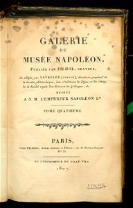 Galerie du Musee Napoleon. T. 4 1807 (30921083)