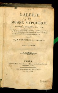 Galerie du Musee Napoleon. T. 1 (30871511)