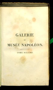 Galerie du Musee Napoleon. T. 10 1815 (31222675)