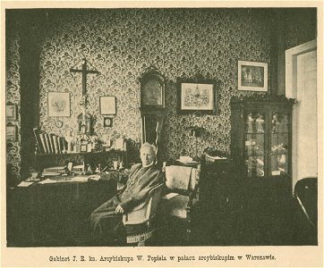 Gabinet J. E. ks. Arcybiskupa W. Popiela w pałacu arcybiskupim w Warszawie (80018)