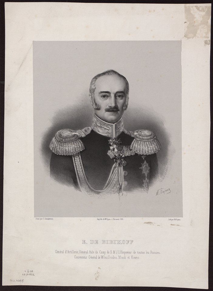 E. de Bibikoff General d'Artillerie 1853 (727701)