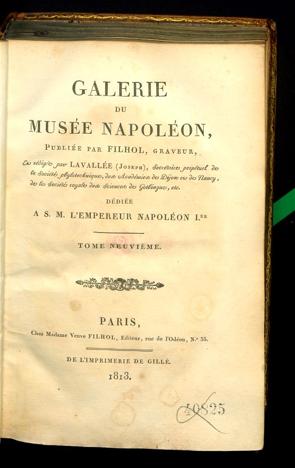 Galerie du Musee Napoleon. T. 9 1813 (31137863)