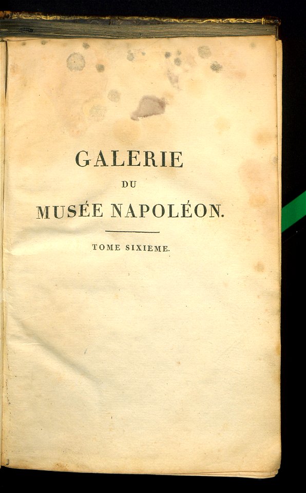 Galerie du Musee Napoleon. T. 6 1809 (30959153)
