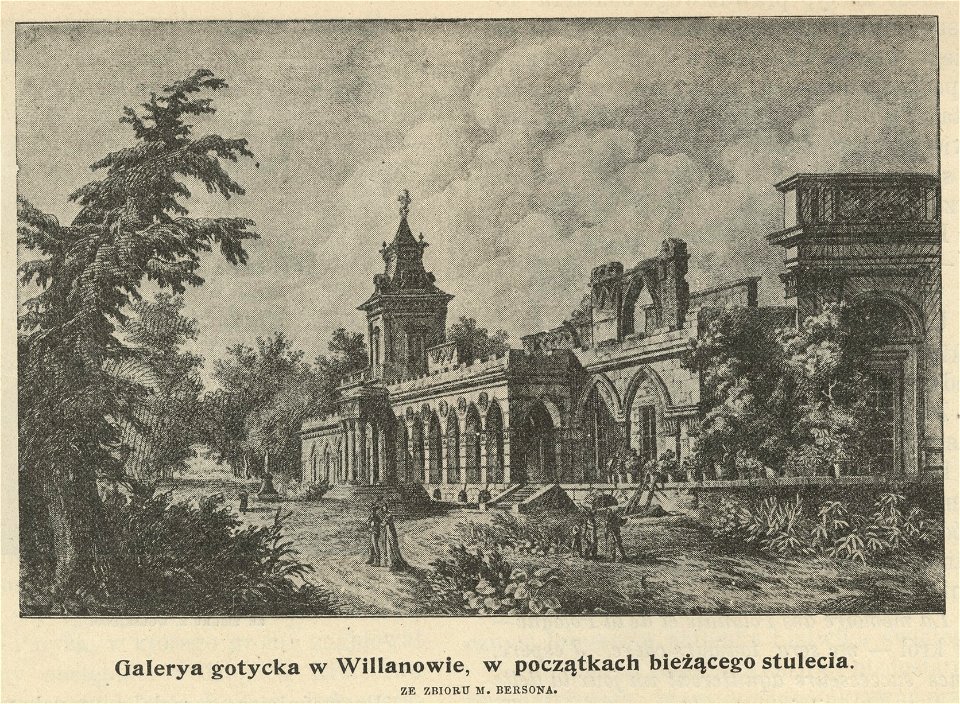 Galeria gotycka w Wilanowie w początkach bieżącego stulecia (61565)