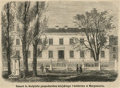 Gmach b. Instytutu Gospodarstwa Wiejskiego i Leśnictwa w Marymoncie (58308)