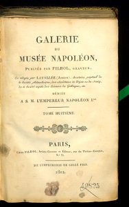 Galerie du Musee Napoleon. T. 8 1812 (31078566)