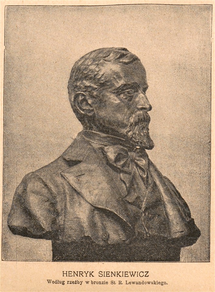 Henryk Sienkiewicz, według rzeźby w bronzie St. R. Lewandowskiego (68731)