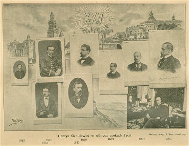 Henryk Sienkiewicz w różnych epokach życia (70369)
