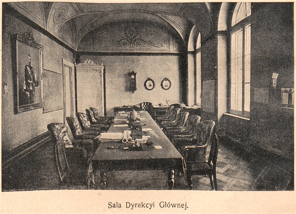 Gmach Dyrekcyi Głównej Towarzystwa Kredytowego Ziemskiego - Sala Dyrekcyi Głównej (68771)