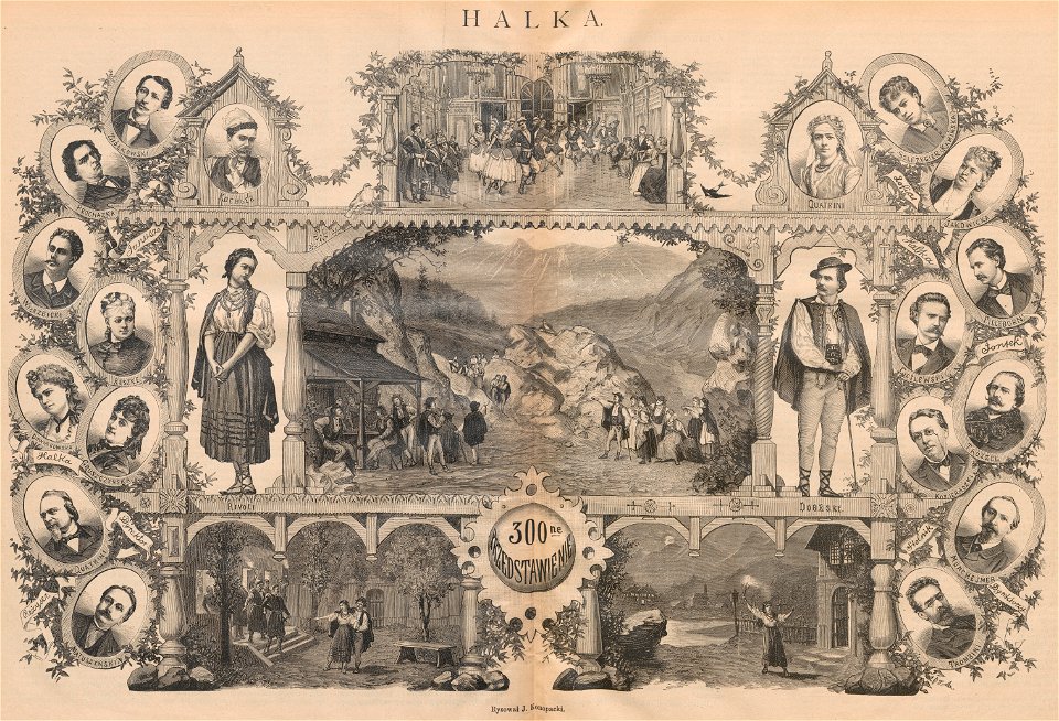 Halka 300-ne przedstawienie Rys. J. Konopacki (76941)