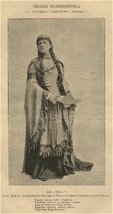 Helena Modrzejewska w tragedii Szekspira Makbet” (52785)