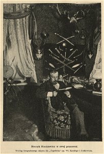 Henryk Sienkiewicz w swej pracowni (61849)