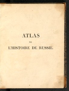 Histoire de Russie et des principales nations de L'Empire Russe. Atlas 1812 (134538305)