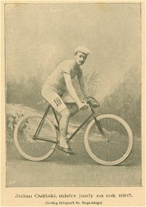 Julian Osiński mistrz jazdy na rok 1895 Podług fotografii St. Bogackiego (82672)
