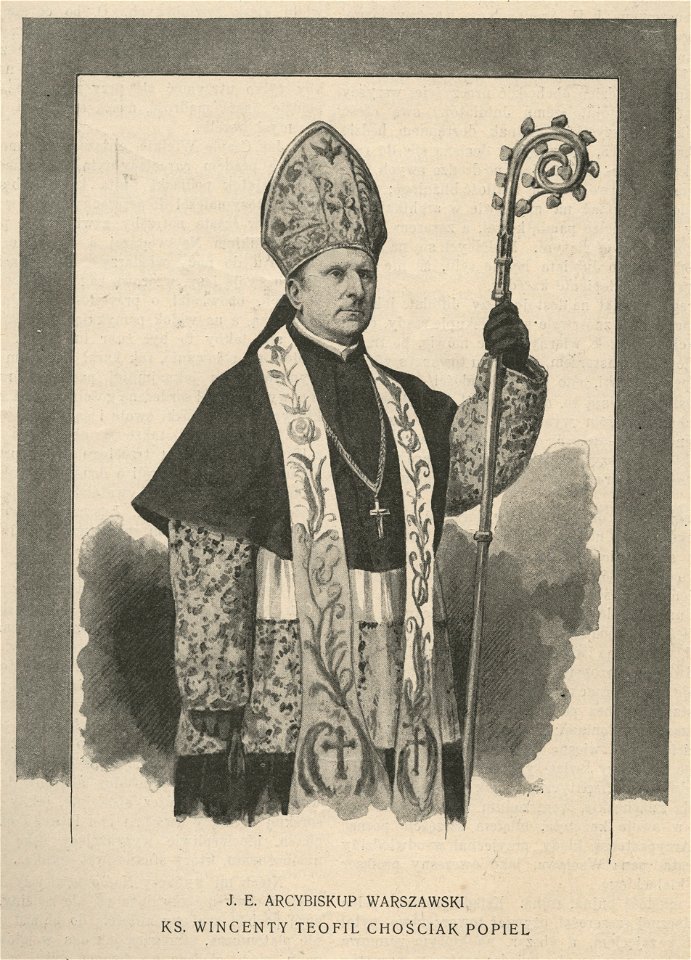 J. E. Arcybiskup Warszawski ks. Wincenty Teofil Chościak Popiel (54204)