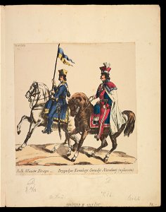Jezdzcy na koniach miedzy 1880 i 1900 (81247984)
