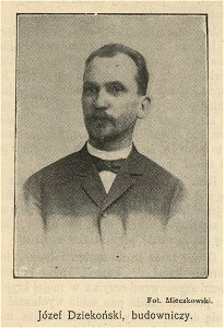 Józef Dziekoński, budowniczy, Fot. Mieczkowski (62838)
