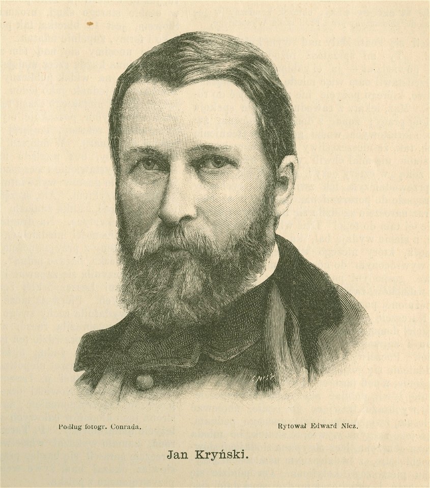Jan Kryński Podług fotogr. Conrada Rytował Edward Nicz (77999)