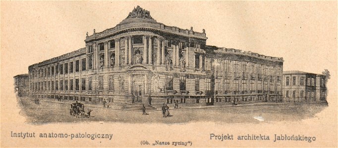 Instytut anatomo-patologiczny - Projekt architekta Jabłońskiego (68662)