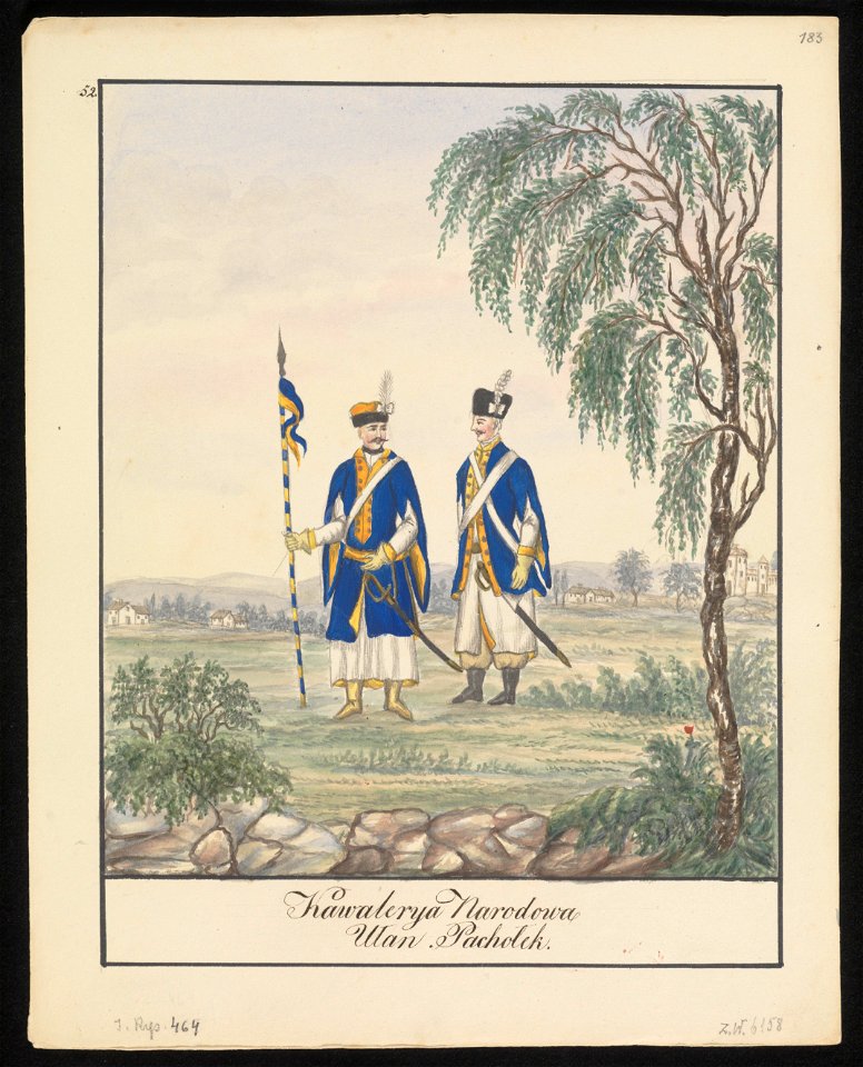 Kawalerya Narodowa - Ulan Pacholek. 1847 (72495094)
