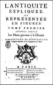 L'antiquite expliquee et representee en figures. T. 1 1719 (131018257)