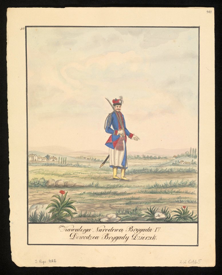 Kawalerya Narodowa Brygada 1sza - Dowodca Brygady Dzierzek. 1847 (72494626)