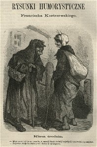 Klasa średnia Rysunki humorystyczne Franciszka Kostrzewskiego (58619)