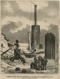Katastrofa w fabryce Lilpop, Rau i Loewenstein przy ul. Nowowielkiej w Warszawie dn. 4 b.m. X.1880 (58895)