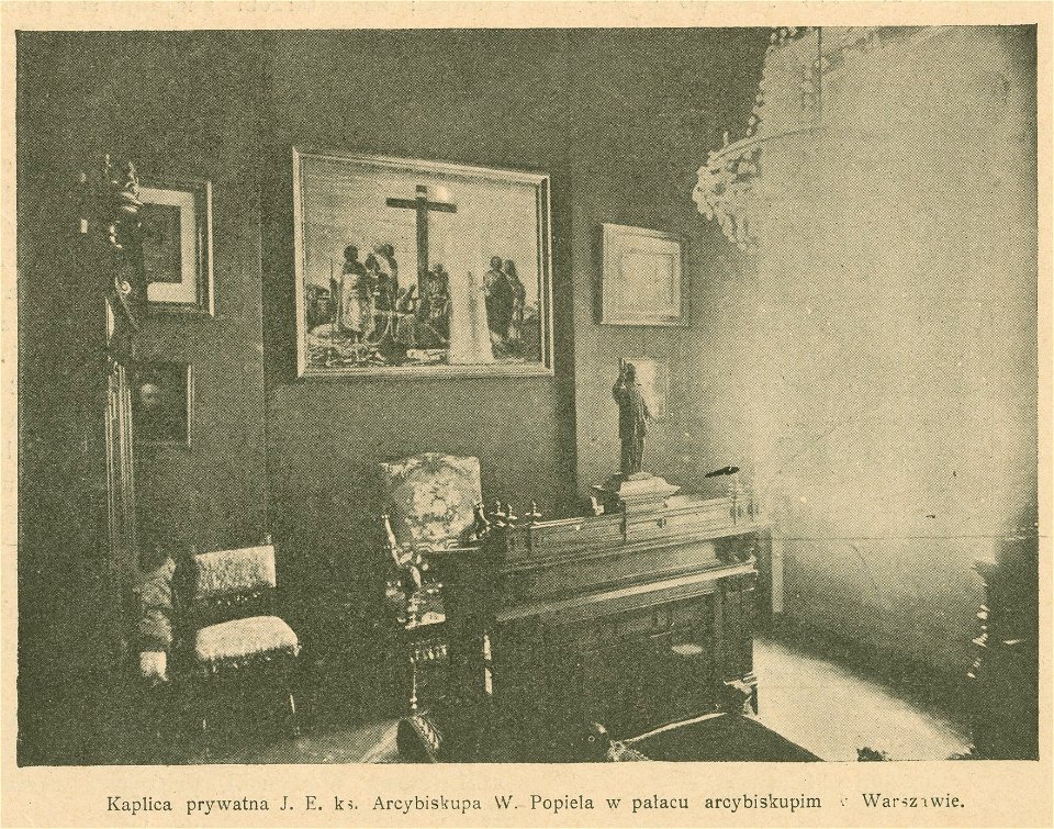 Kaplica prywatna J. E. ks. Arcybiskupa W. Popiela w pałacu arcybiskupim w Warszawie (80020)