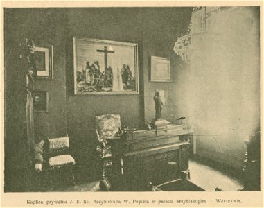 Kaplica prywatna J. E. ks. Arcybiskupa W. Popiela w pałacu arcybiskupim w Warszawie (80020)