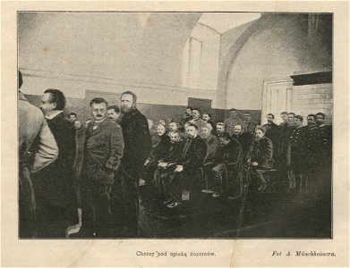 Koncert w szpitalu dla obłąkanych św. Jana Bożego - Chorzy pod opieką dozorców (54087)