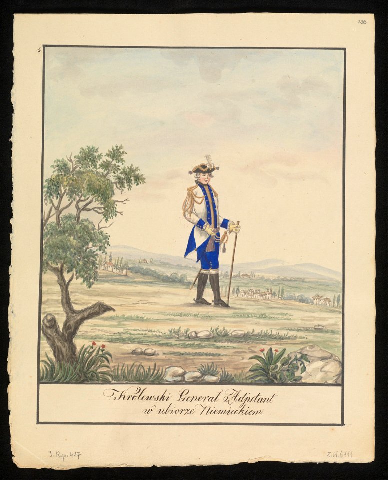 Krolewski general adjutant w ubiorze Niemieckiem. 1847 (72494620)