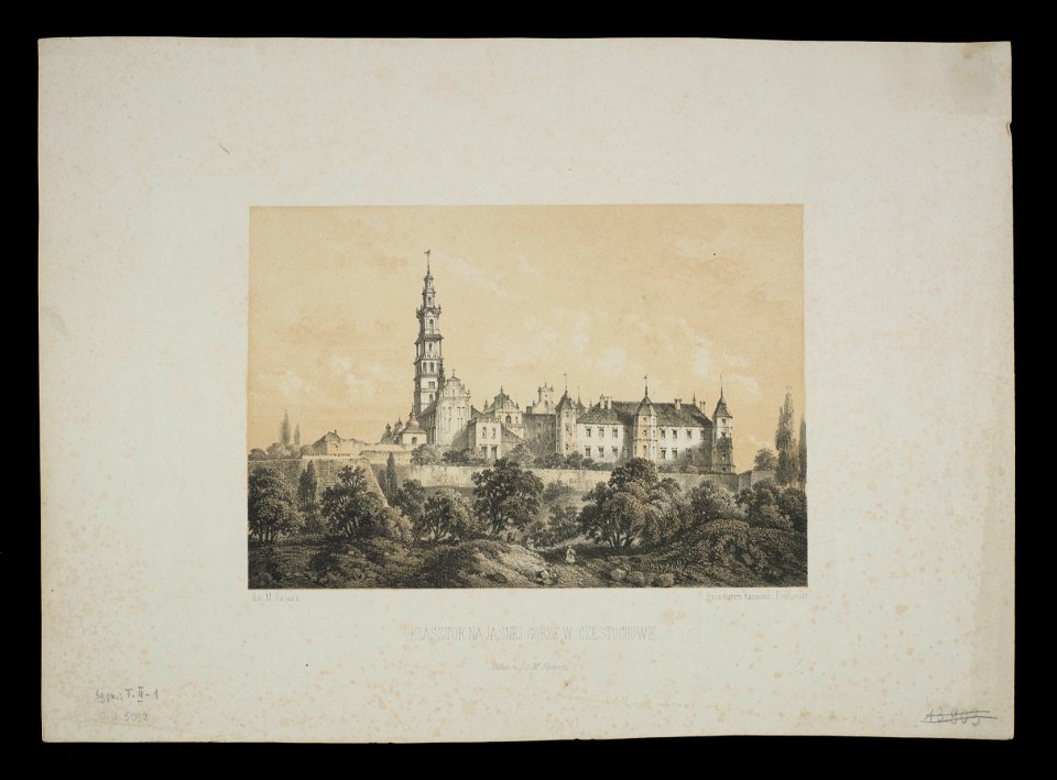 Klasztor na Jasnej Gorze w Czestochowie ante 1890 (74943601)