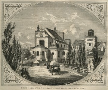 Kościół po-bernardyński w Warszawie, od strony zjazdu (58059)