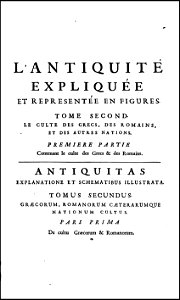 L'antiquite expliquee et representee en figures. T. 2 p. 1 1719 (131058298)