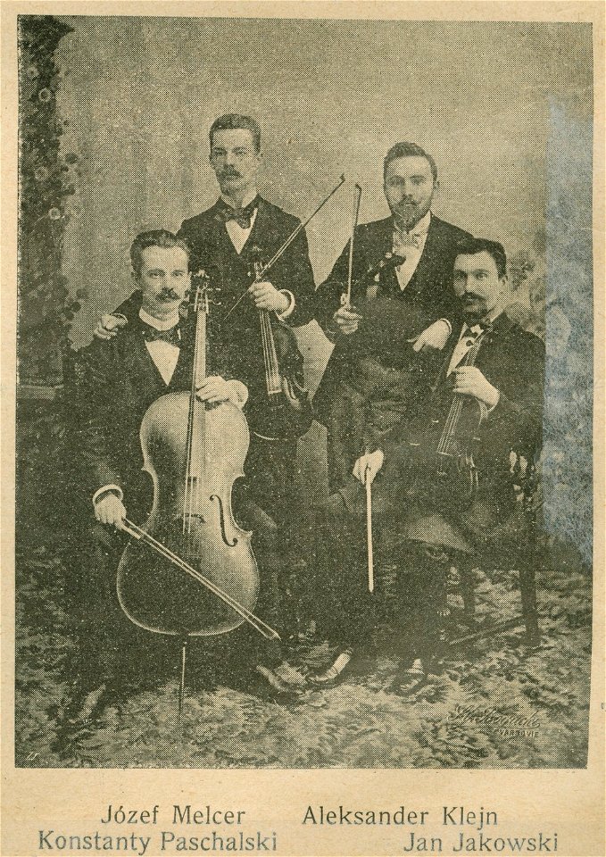 Kwartet smyczkowy Józef Melcer, Aleksander Klejn, Konstanty Paschalski, Jan Jakowski (70344)