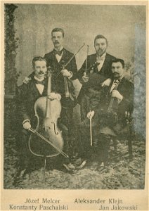 Kwartet smyczkowy Józef Melcer, Aleksander Klejn, Konstanty Paschalski, Jan Jakowski (70344)