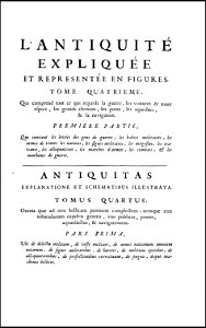 L'antiquite expliquee et representee en figures. T. 4 P. 1 1719 (130888805)