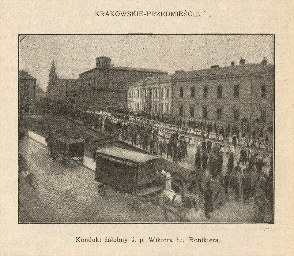 Kondukt żałobny ś. p. Wiktora hr. Ronikiera (55389)